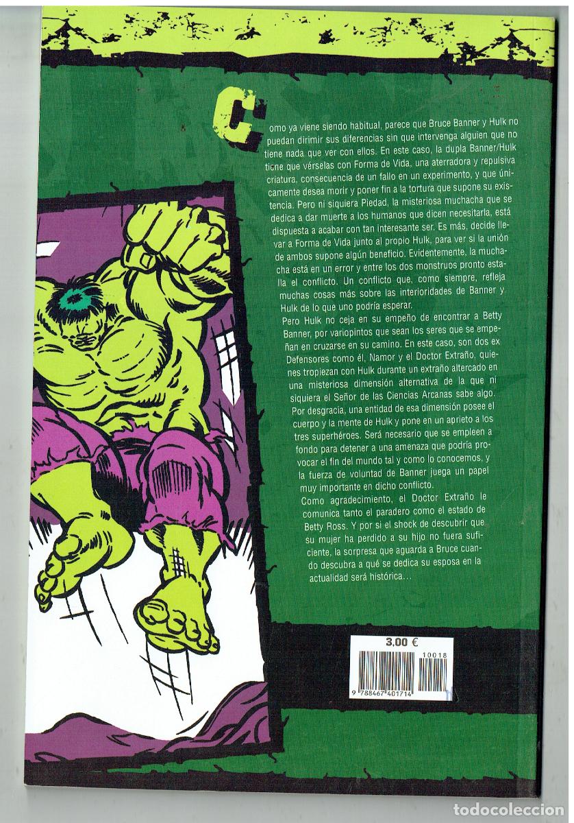 C&oacute;mics: EL INCREIBLE HULK. N&ordm; 18. PLANETA. (B/55.2 RUM) - Foto 2