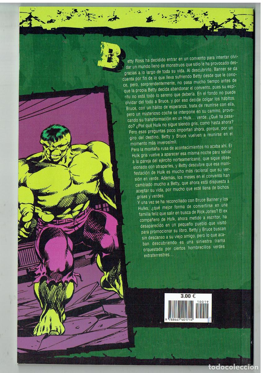 C&oacute;mics: EL INCREIBLE HULK. N&ordm; 19. PLANETA. (B/55.2 RUM) - Foto 2