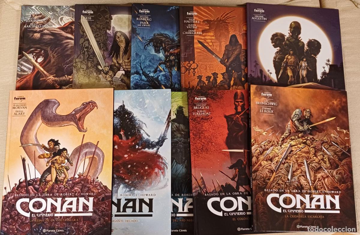 C&oacute;mics: CONAN EL CIMMERIO. PACK N&Uacute;MEROS 1 A 10. PLANETA COMIC. GLENAT. 2022