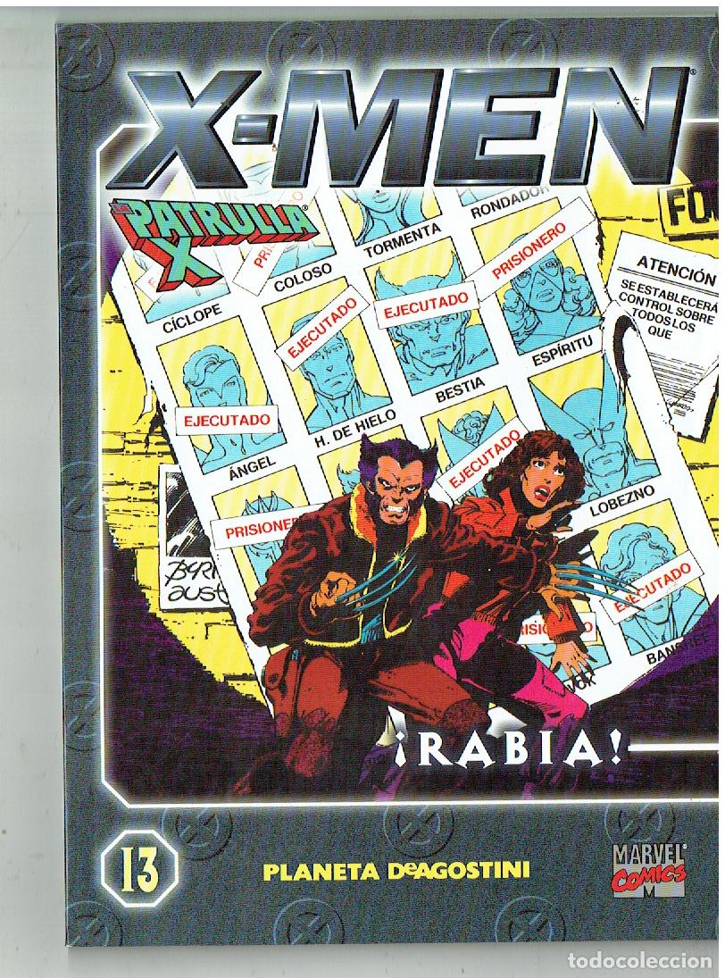 C&oacute;mics: X - MEN. LA PATRULLA X. N&ordm; 13. &iexcl;RABIA !. PLANETA. MARVEL COMICS. 2000.(B/55.3. RUM