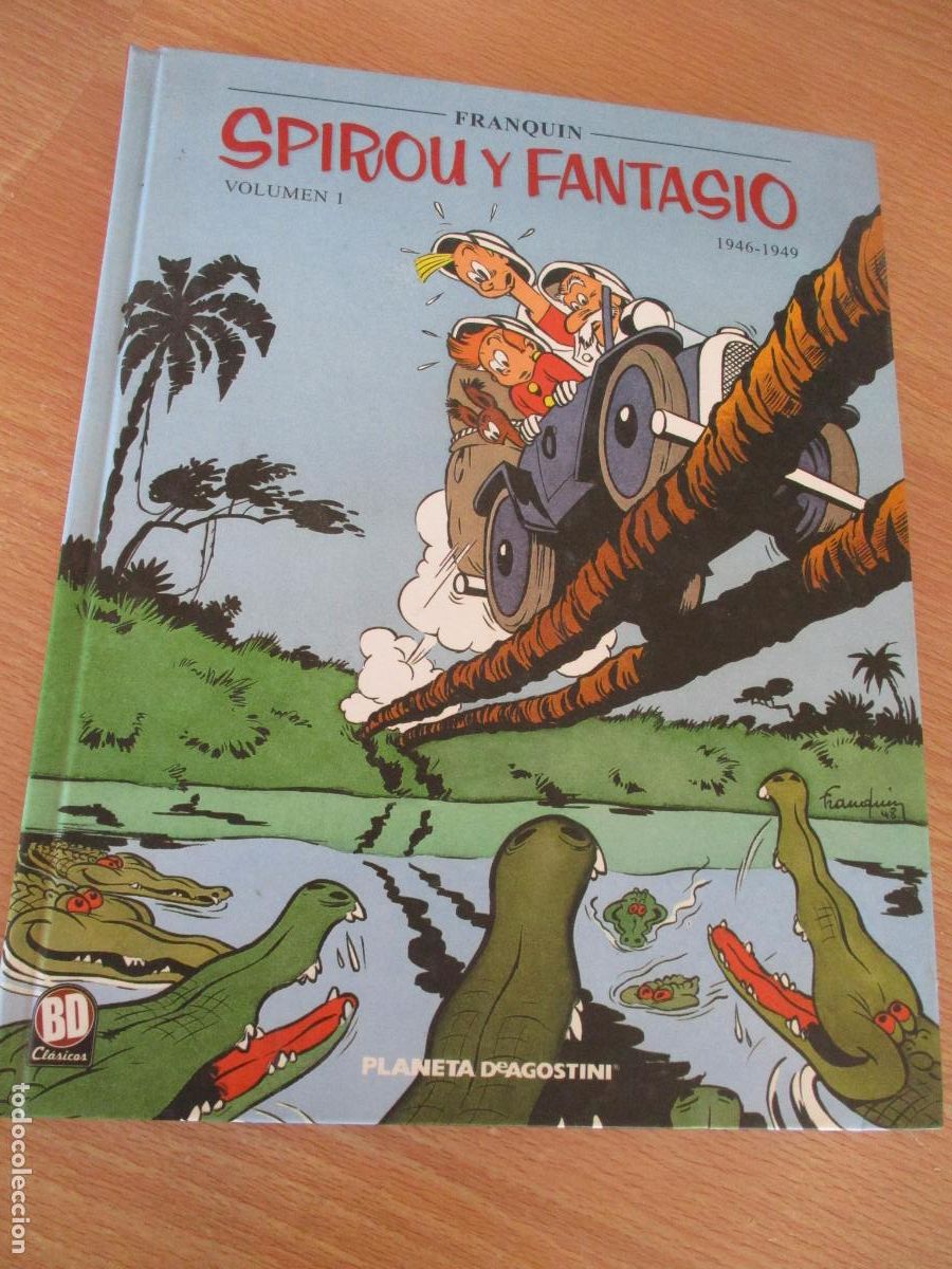 C&oacute;mics: PLANETA.- FRANQUIN.- SPIROU Y FANTASIO, VOLUMEN I.- 1946-1949- BD.- 1976