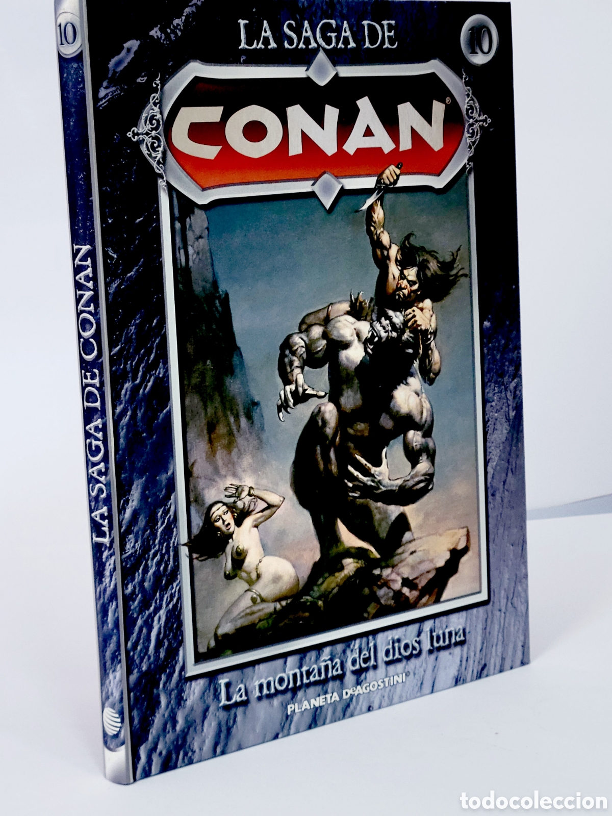 C&oacute;mics: C&Oacute;MIC LA SAGA DE CONAN 10 LA MONTA&Ntilde;A DEL DIOS LUNA TAPA DURA PLANETA DEAGOSTINI EXCELENTE ESTADO