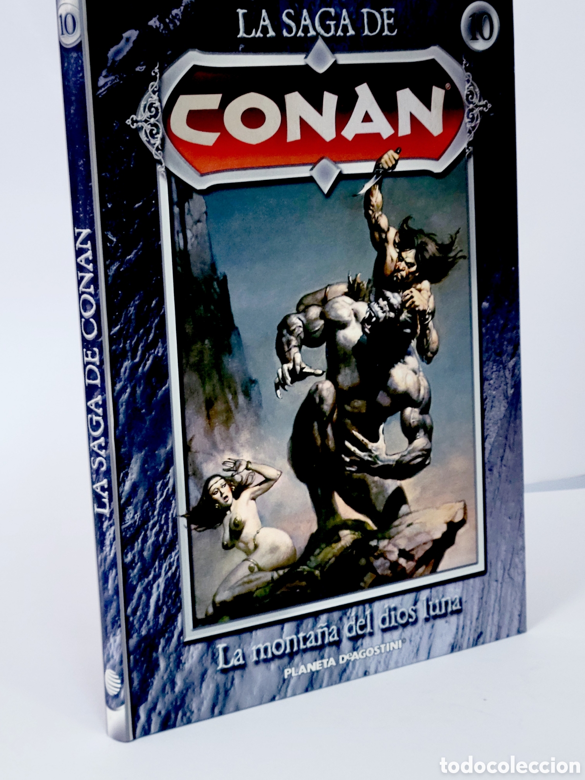 C&oacute;mics: C&Oacute;MIC LA SAGA DE CONAN 10 LA MONTA&Ntilde;A DEL DIOS LUNA TAPA DURA PLANETA DEAGOSTINI EXCELENTE ESTADO