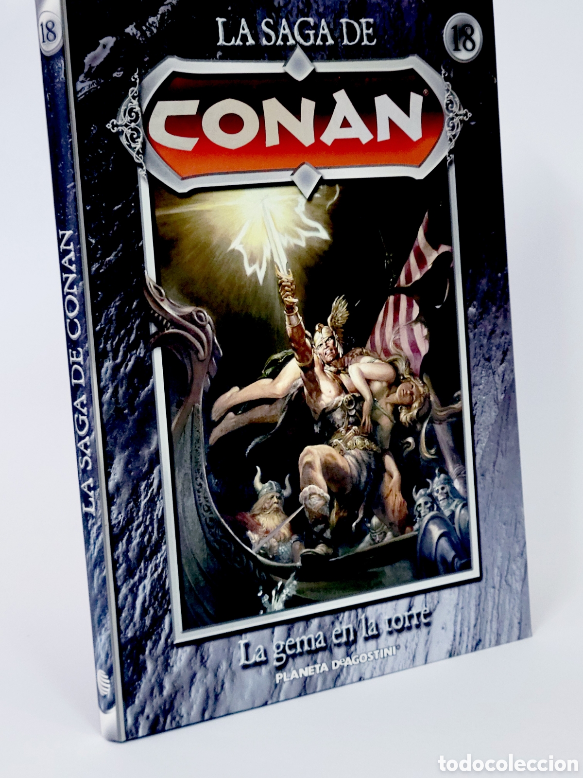 C&oacute;mics: C&Oacute;MIC LA SAGA DE CONAN 18 LA GEMA EN LA TORRE TAPA DURA PLANETA DEAGOSTINI EXCELENTE ESTADO