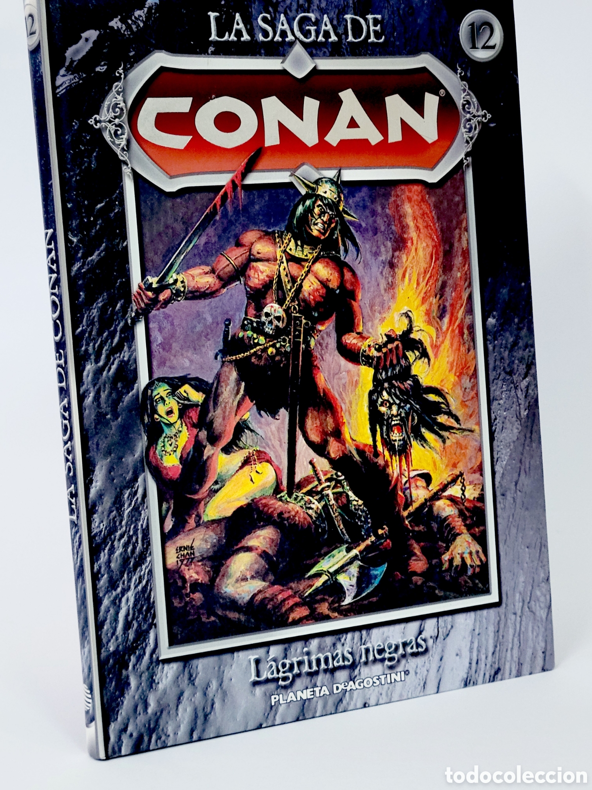 C&oacute;mics: C&Oacute;MIC LA SAGA DE CONAN 12 L&Aacute;GRIMAS NEGRAS TAPA DURA PLANETA DEAGOSTINI EXCELENTE ESTADO