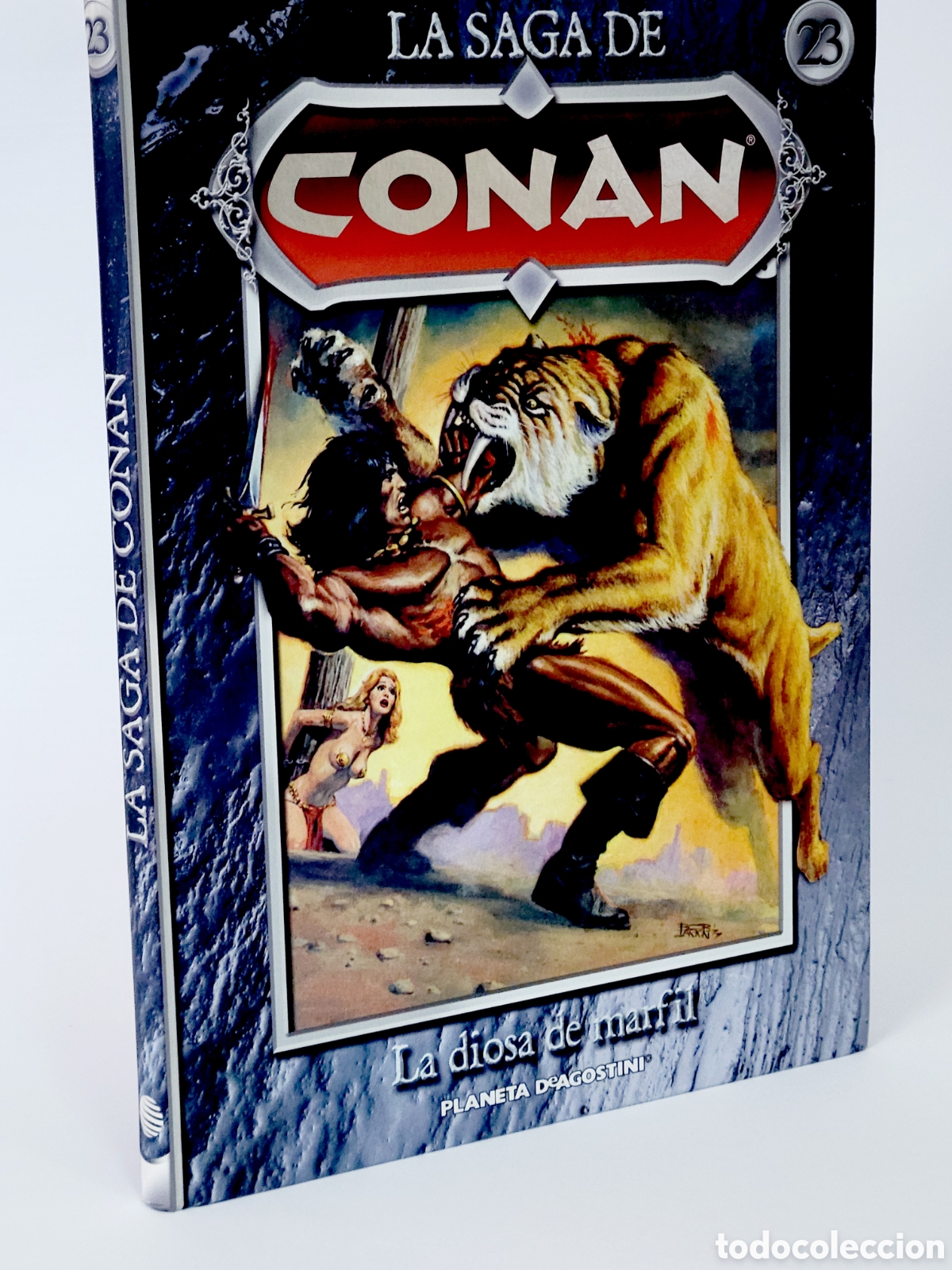 C&oacute;mics: C&Oacute;MIC LA SAGA DE CONAN 23 LA DIOSA DE MARFIL TAPA DURA PLANETA DEAGOSTINI EXCELENTE ESTADO