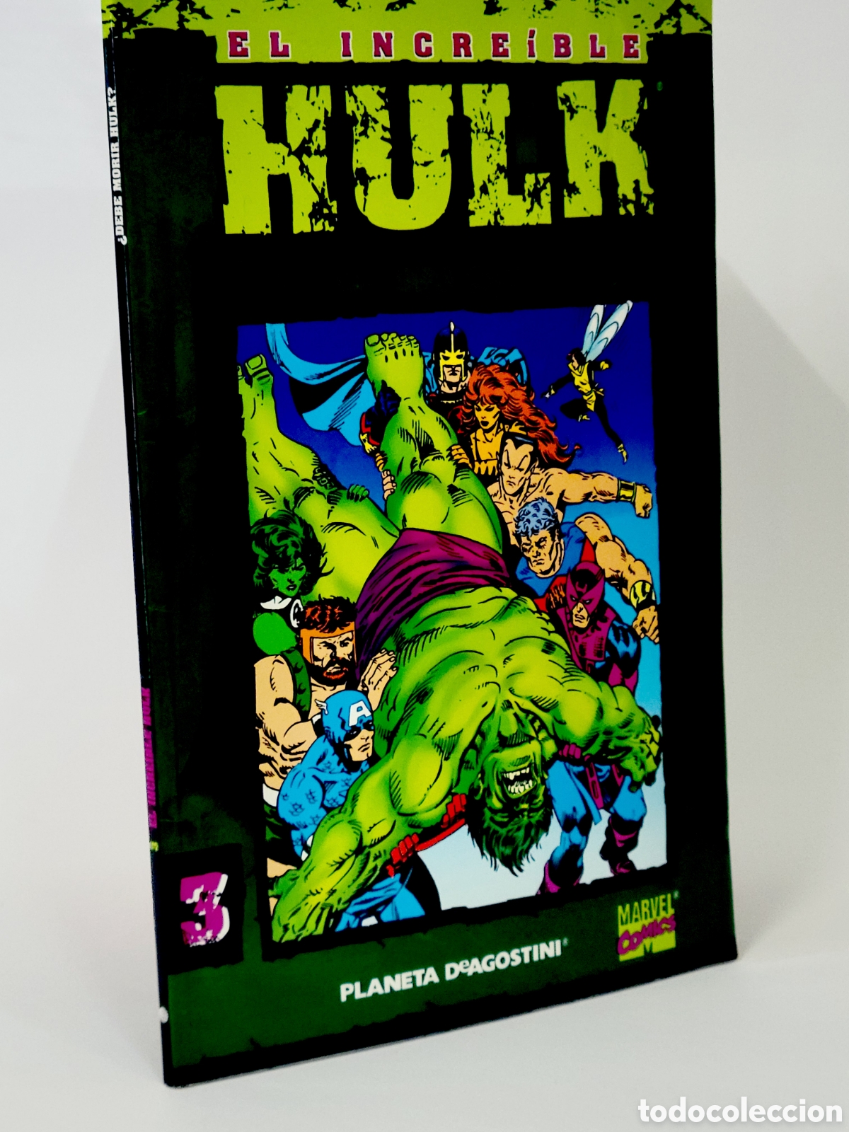 C&oacute;mics: C&Oacute;MIC EL INCRE&Iacute;BLE HULK 3 DEBE MORIR HULK PLANETA DEAGOSTINI BUEN ESTADO