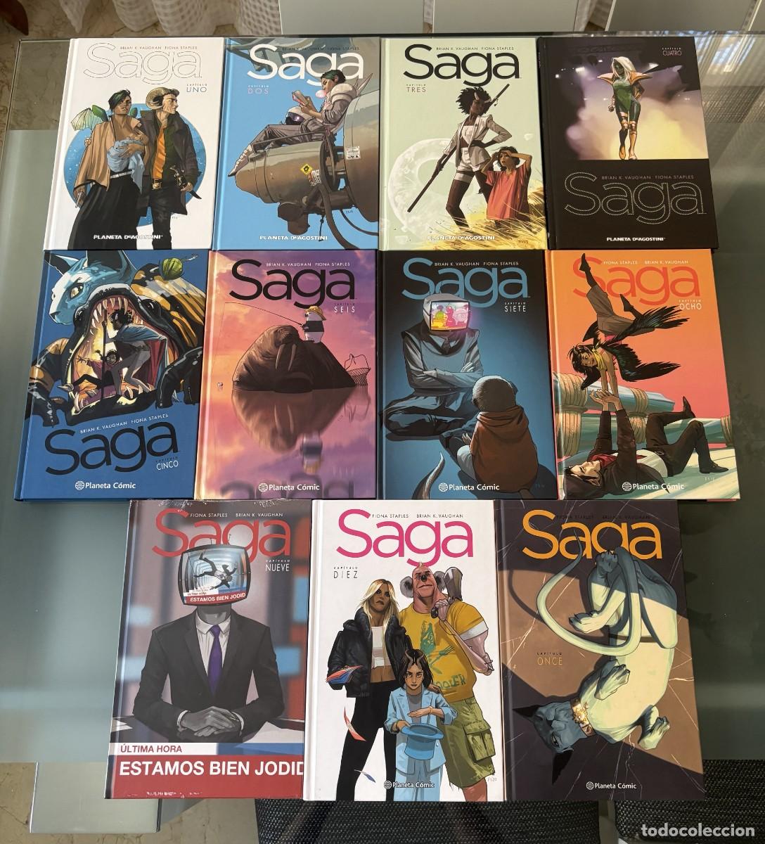 C&oacute;mics: PACK LOTE 11 Tomos de SAGA de Brian K. Vaughan y Fiona Staples