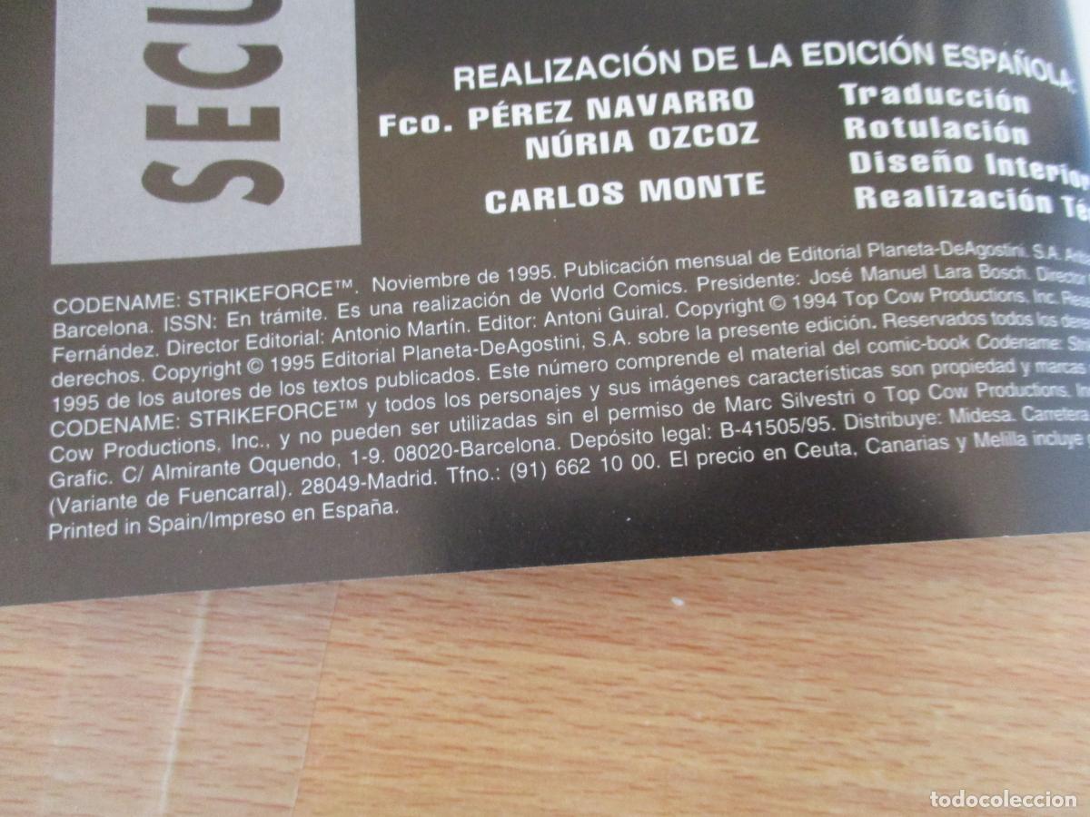 C&oacute;mics: IMAGE.-CODENAME, STRYKE FORCE, N&ordm;. 1.- PLANETA - Foto 2