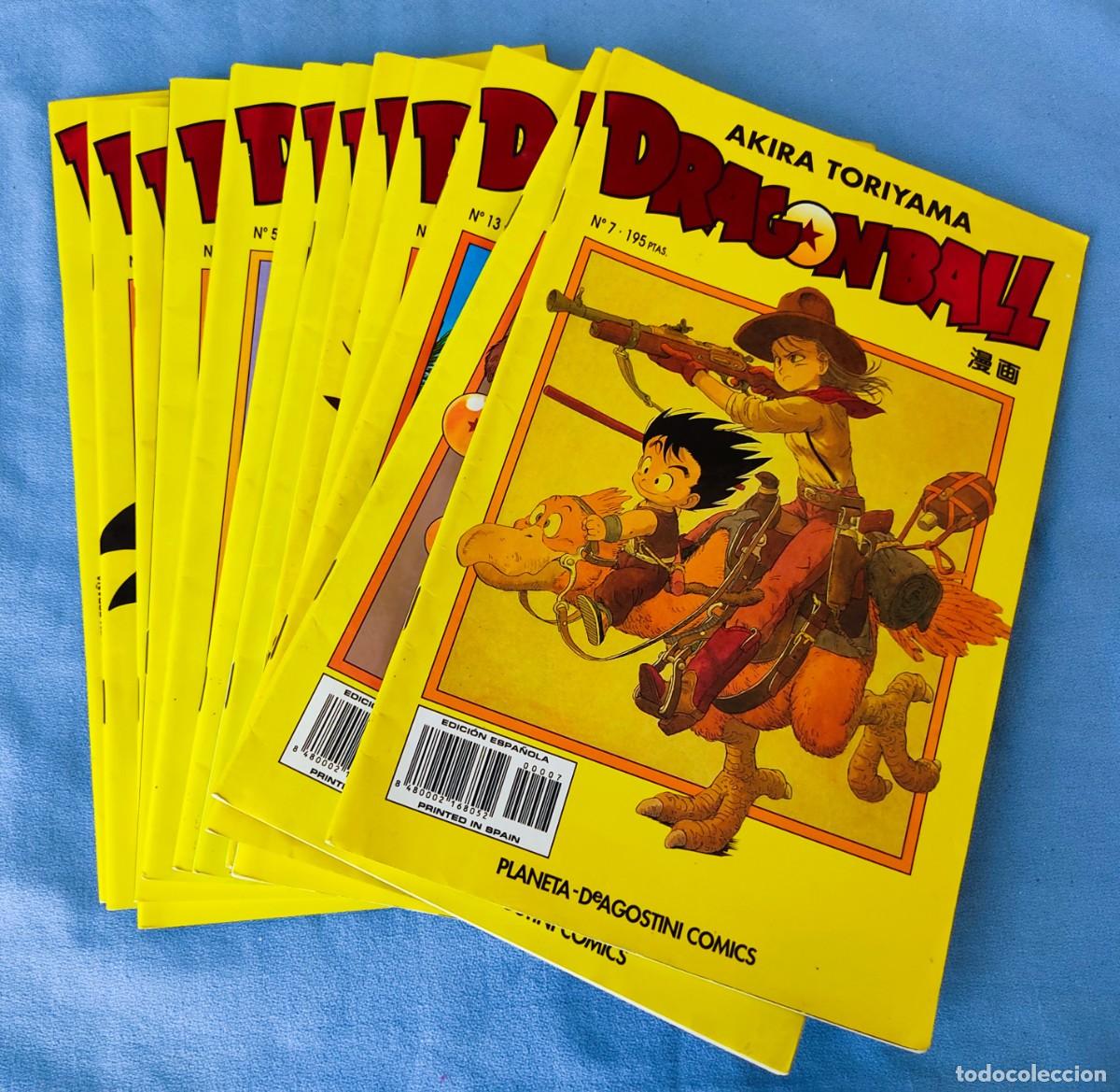 C&oacute;mics: LOTE DE 12 NUMEROS DE DRAGON BALL SERIE AMARILLA PLANETA DE AGOSTINI COMICS EN MUY BUEN ESTADO