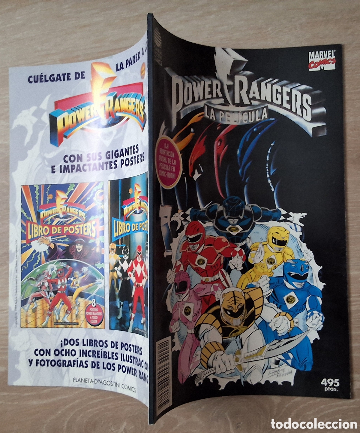 C&oacute;mics: Power rangers la pel&iacute;cula comic a&ntilde;o 1995 edita planeta