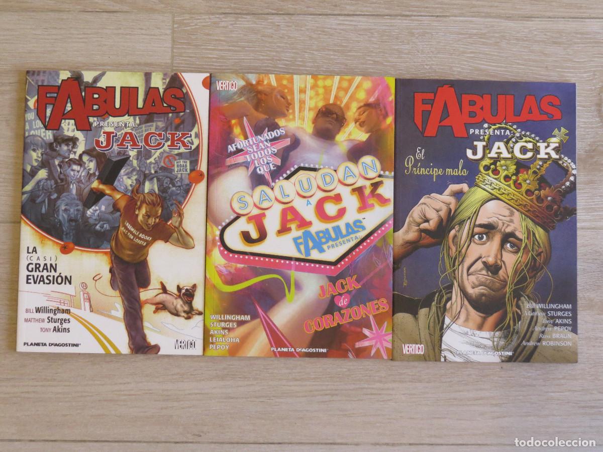 C&oacute;mics: FABULAS PRESENTA JACK 3 tomos Vertigo DC Planeta El principe Malo De Corazones La casi gran evasion