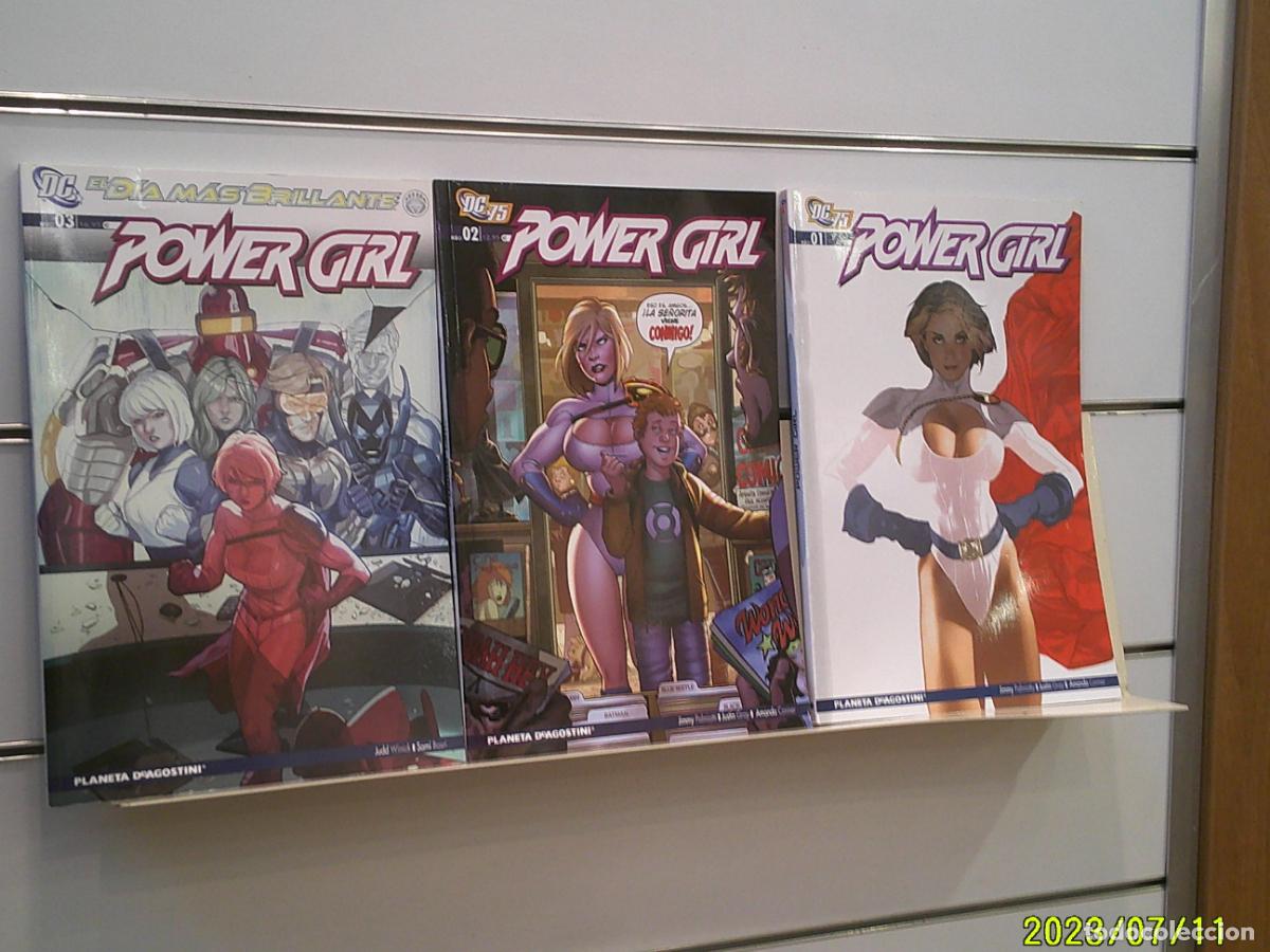 C&oacute;mics: POWER GIRL DC 75 A&Ntilde;OS COMPLETA 3 TOMOS - PLANETA