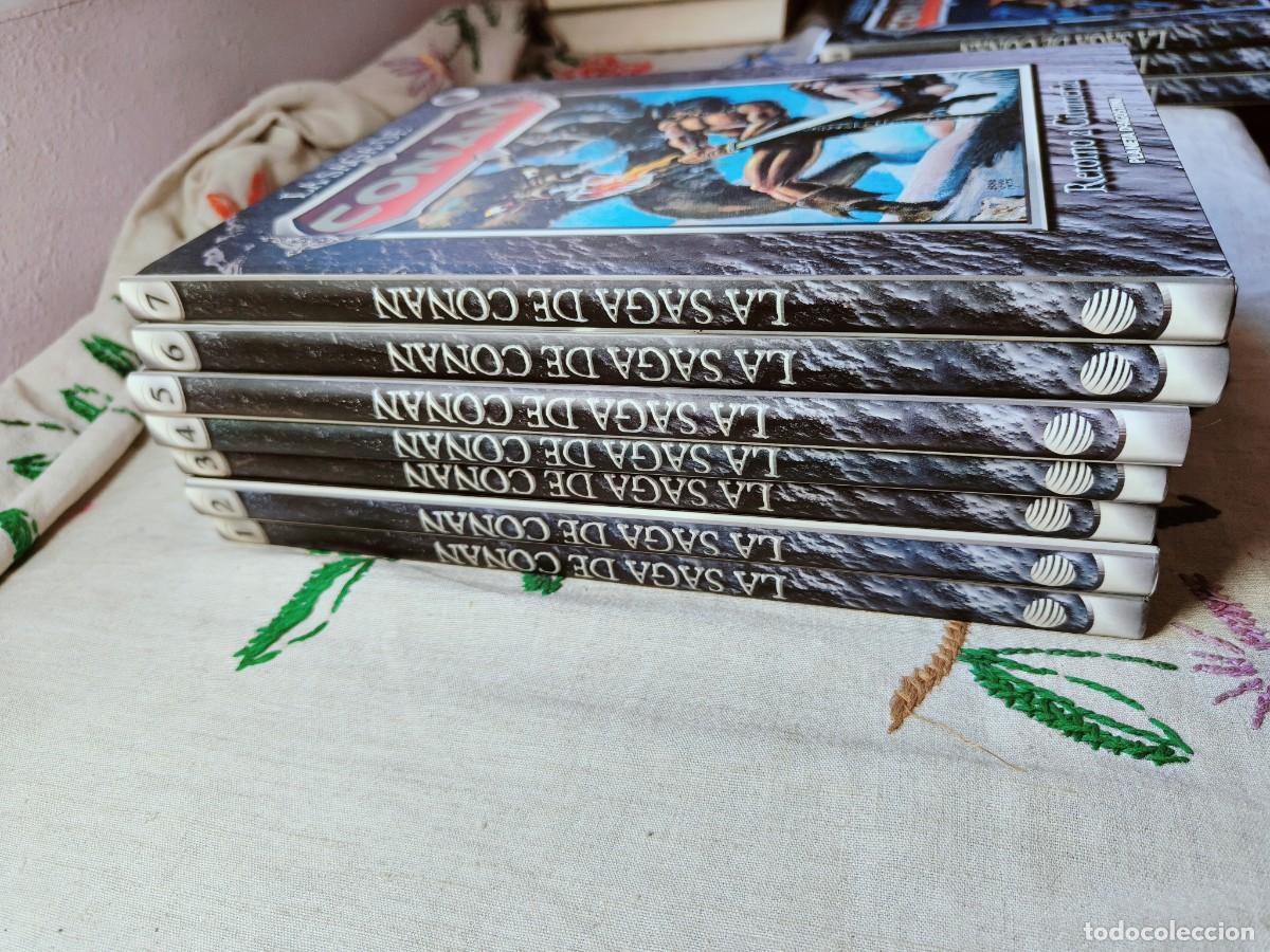 C&oacute;mics: La Saga de Conan. N&uacute;meros 1, 2, 3, 4, 5, 6 y 7. Planeta C&oacute;mic. Est&aacute;n como nuevos.