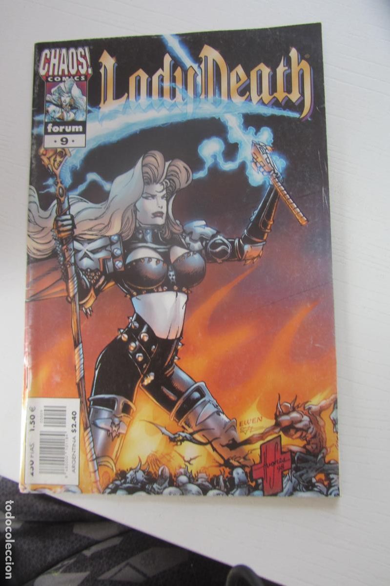 C&oacute;mics: CHAOS! / LADY DEATH N.&ordm; 9 FORUM 2000 WORLD COMICS - PLANETA arx241