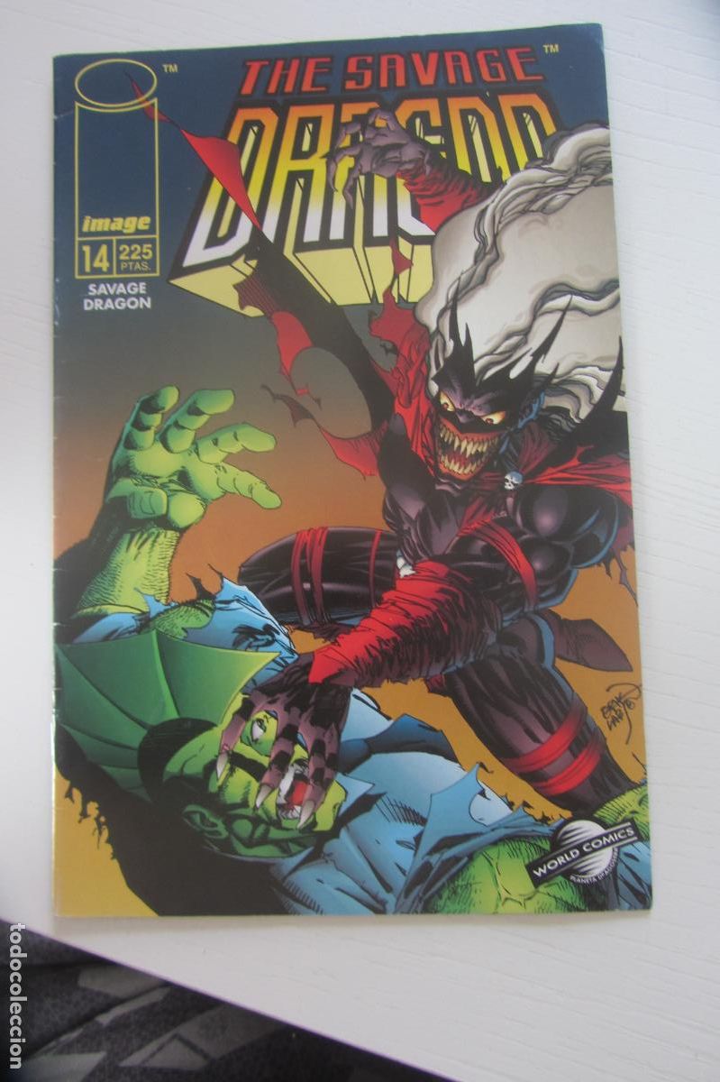 C&oacute;mics: The Savage Dragon n&ordm; 14. World comics 1994 Image Erik Larssen arx241