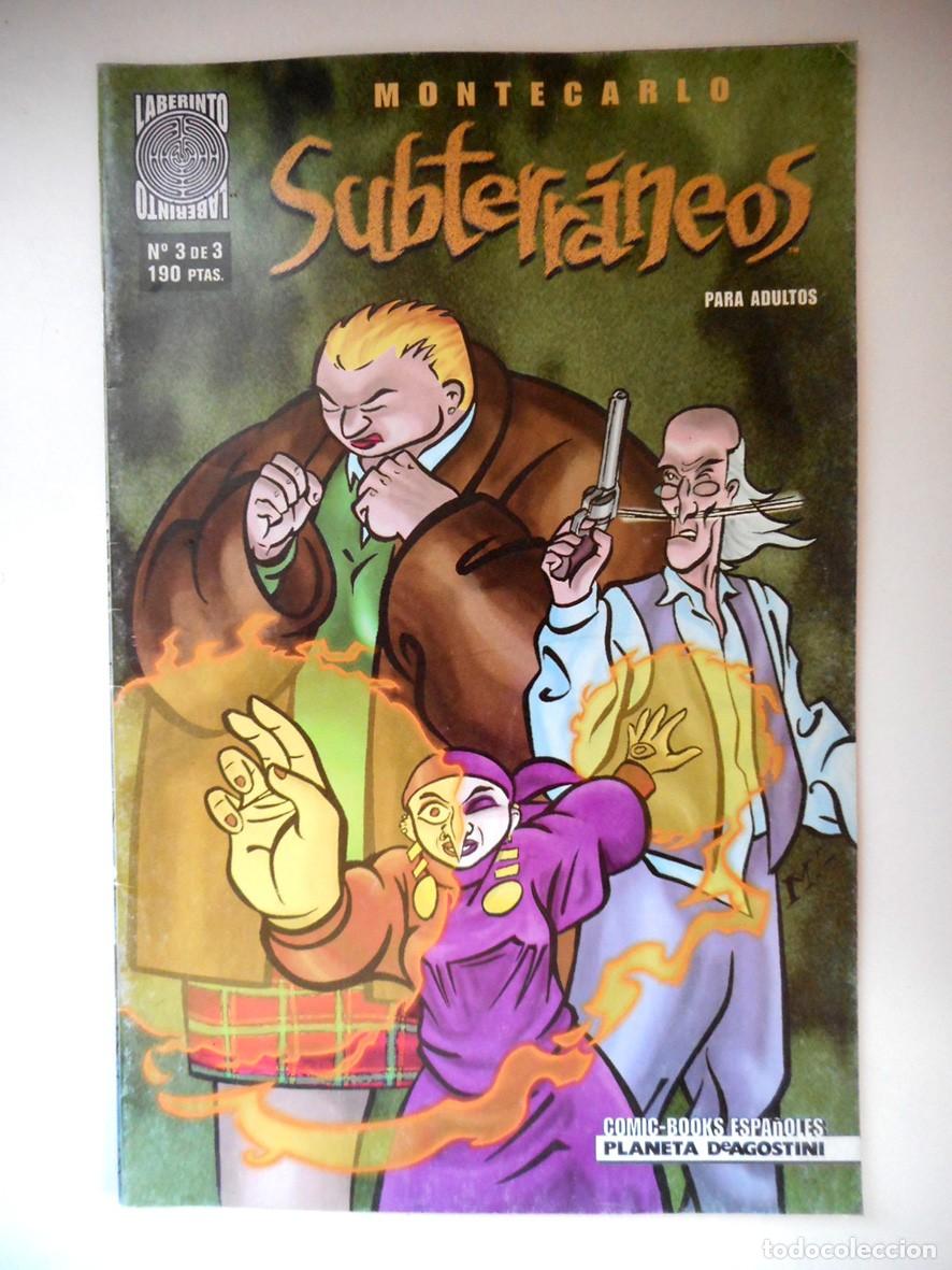 C&oacute;mics: SUBTERR&Aacute;NEOS N&ordm;3 (PLANETA-FEBRERO 1997) MONTECARLO
