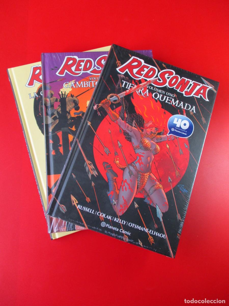 C&oacute;mics: RED SONJA (2022, PLANETA COMIC) RED SONJA 8-VI-2022 3 n&uacute;meros