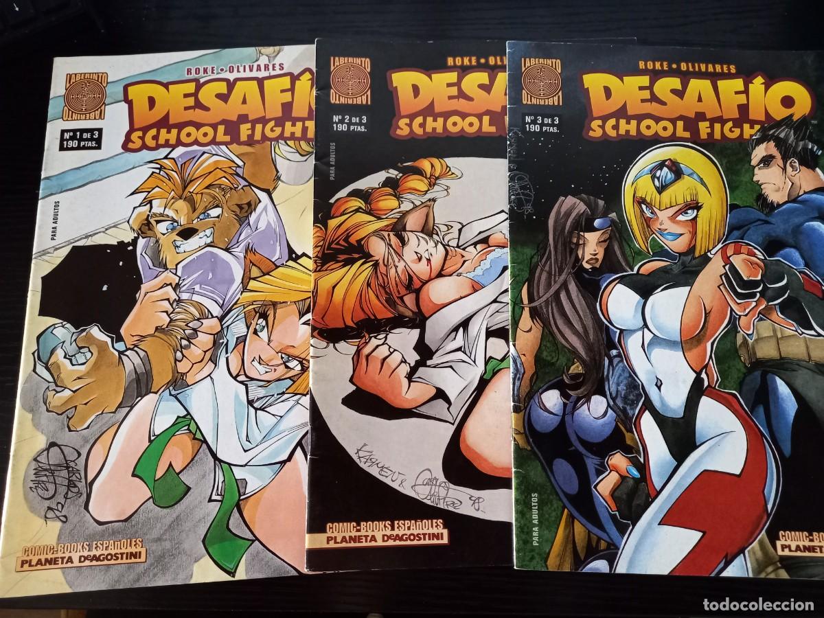 C&oacute;mics: Desaf&iacute;o. School Fighter (n&ordm; 1, 2, 3) Colecci&oacute;n Completa