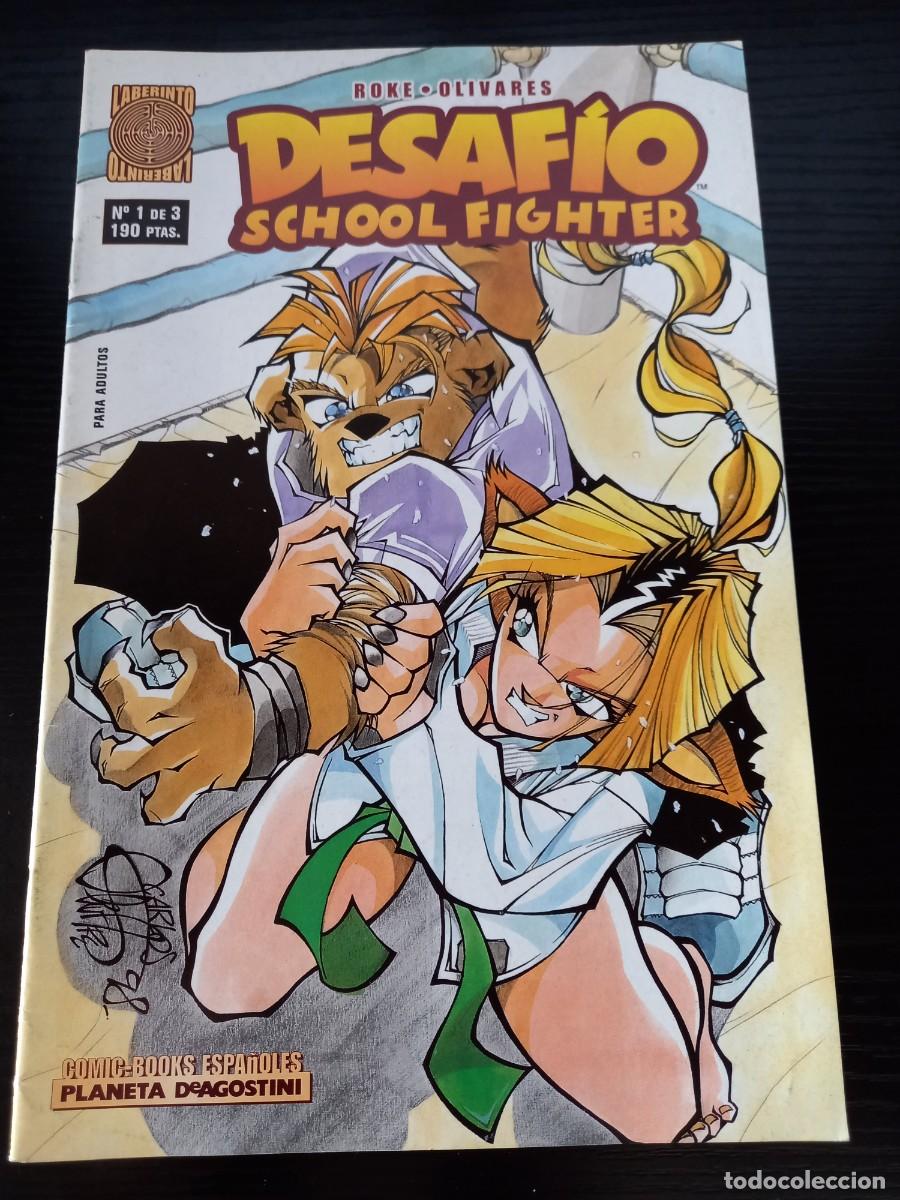 C&oacute;mics: Desaf&iacute;o. School Fighter (n&ordm; 1, 2, 3) Colecci&oacute;n Completa - Foto 2