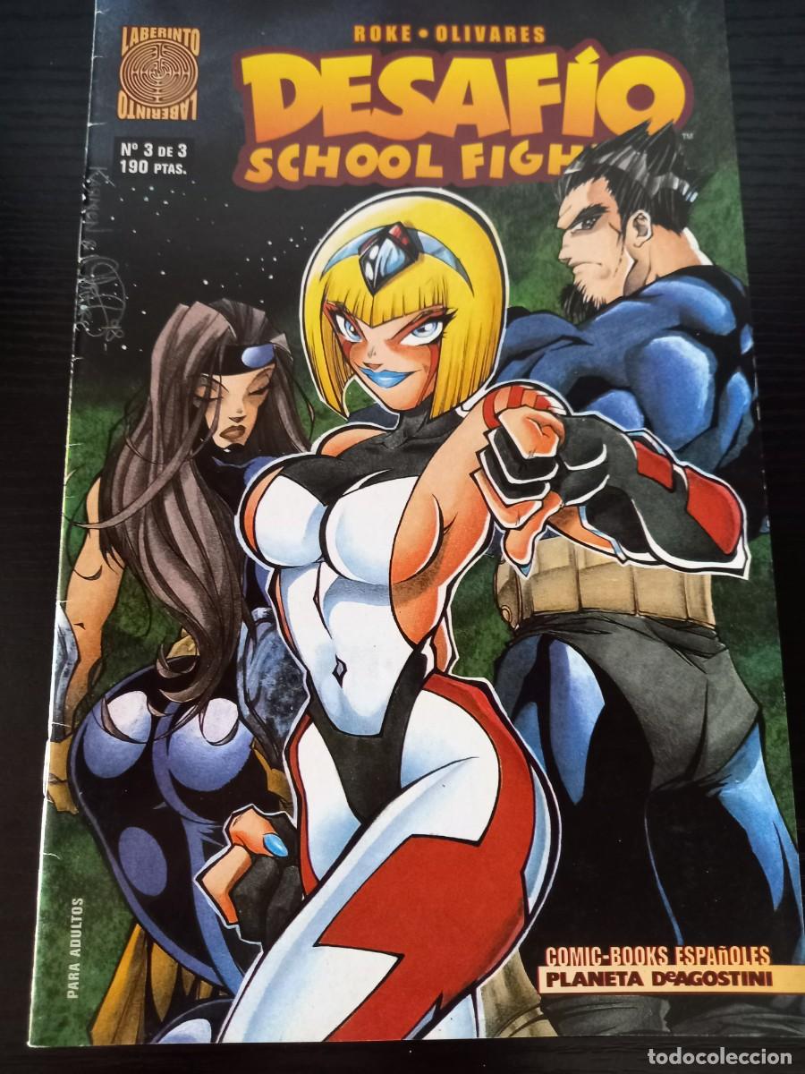 C&oacute;mics: Desaf&iacute;o. School Fighter (n&ordm; 1, 2, 3) Colecci&oacute;n Completa - Foto 4