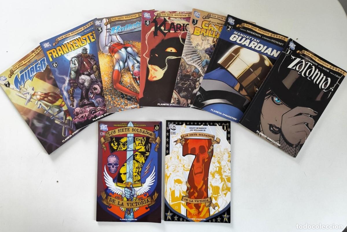 Comics: LOS SIETE SOLDADOS DE LA VICTORIA (GRANT MORRISON) COMPLETA 7 TOMOS + 2 EXTRAS ~ DC/PLANETA (2006)