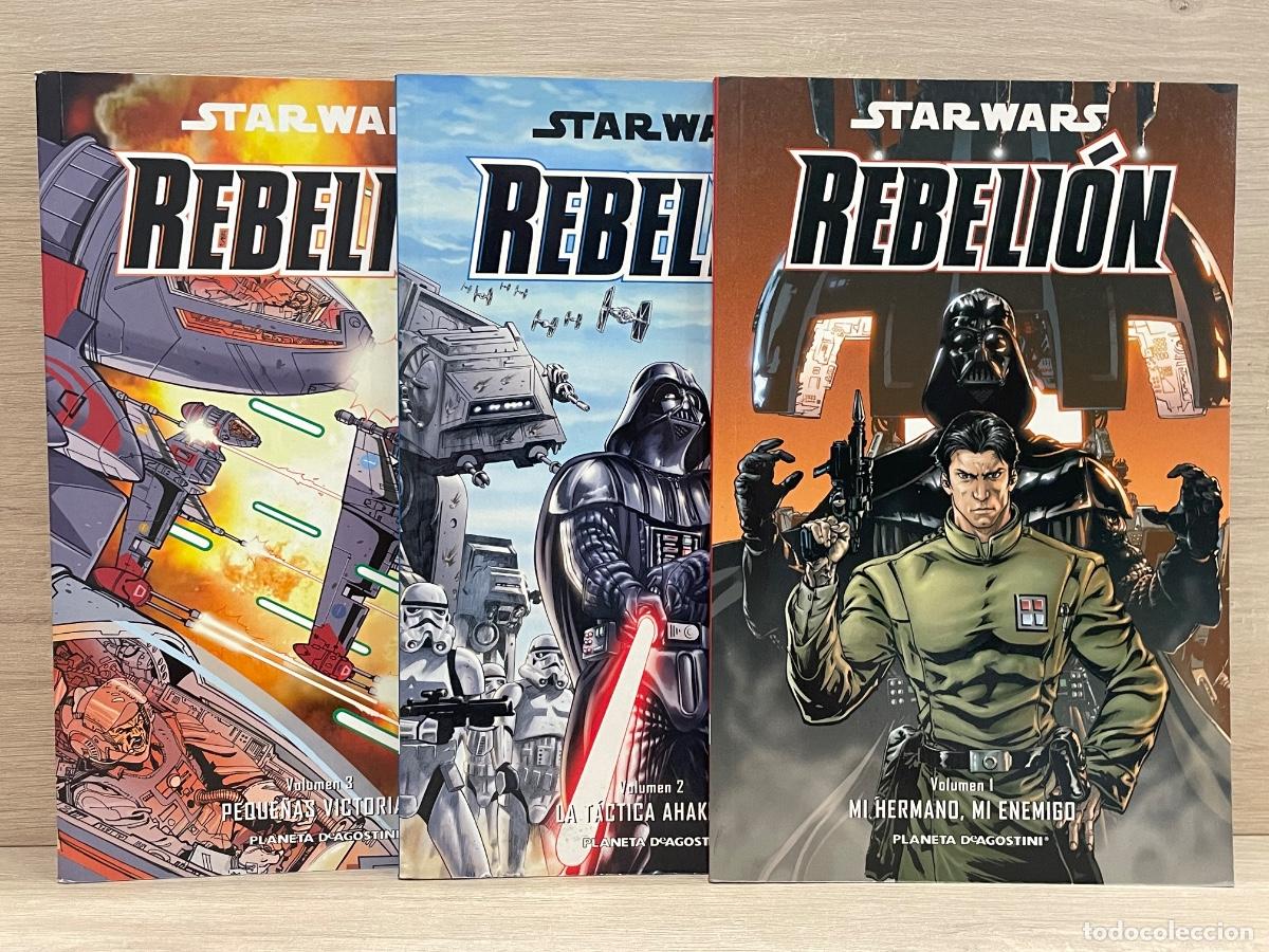 C&oacute;mics: Star Wars. Rebeli&oacute;n - Completo 3 vol&uacute;menes - Thomas Andrews, Rob Williams, Michel Lacombe - Planeta
