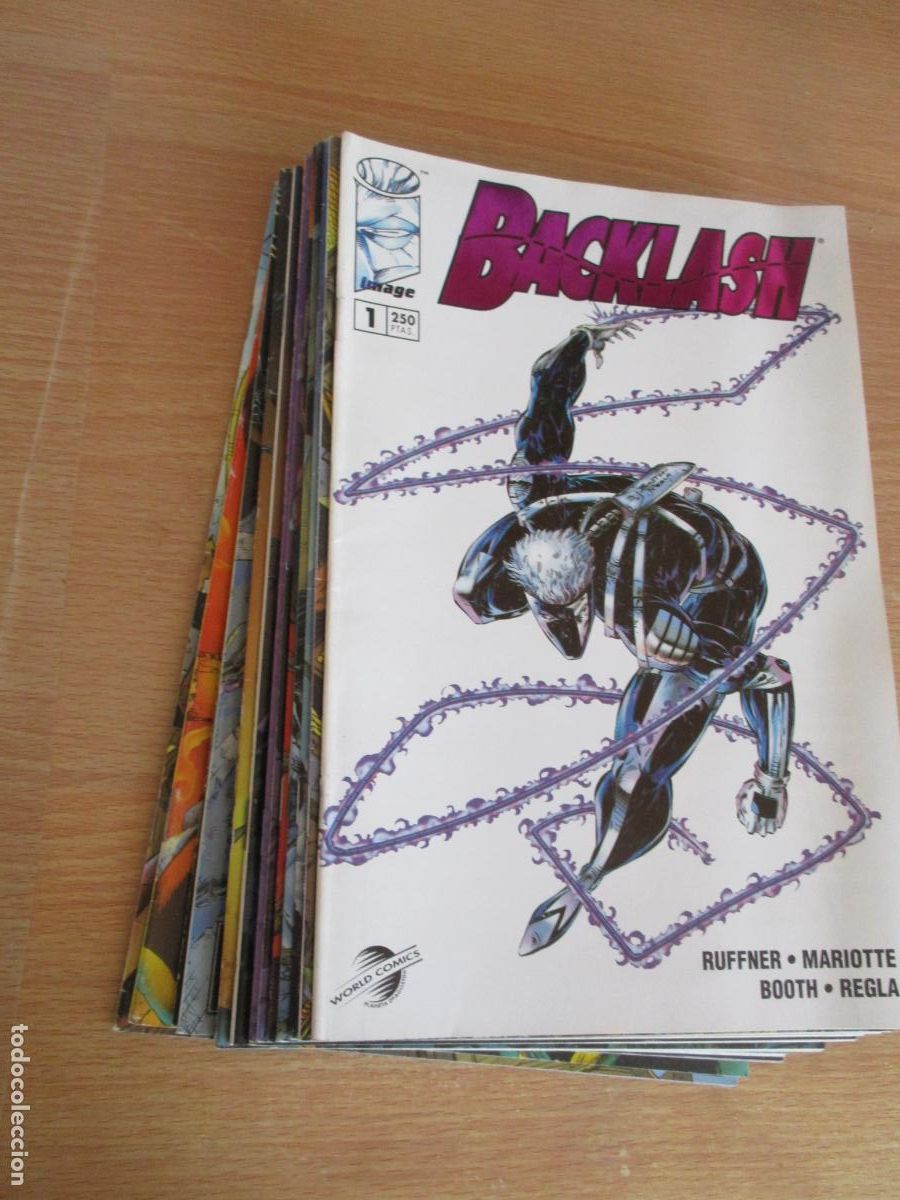 C&oacute;mics: IMAGE- BACKLASH- 1 AL 16-PLANETA. 1997- SON 16 COMICS - Foto 1