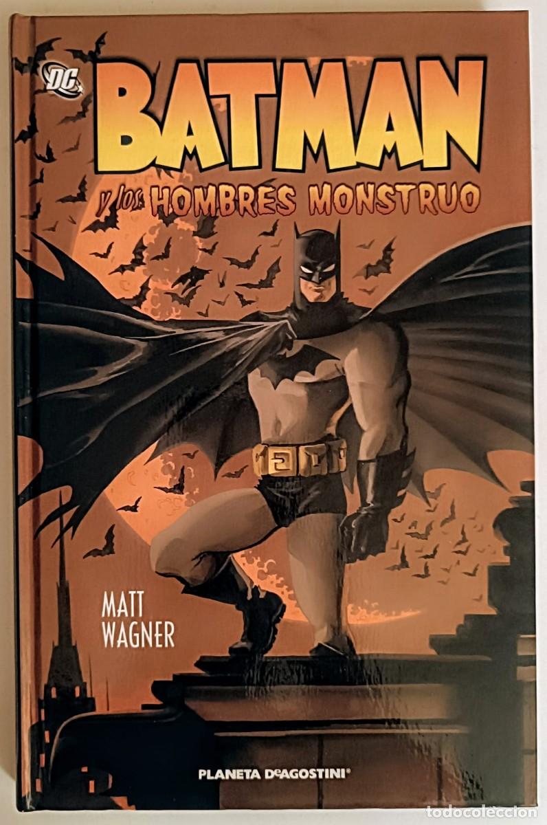C&oacute;mics: Batman y los Hombres Monstruo (Obra Completa) - Tapa Dura - Planeta DeAgostini - Mint/NM