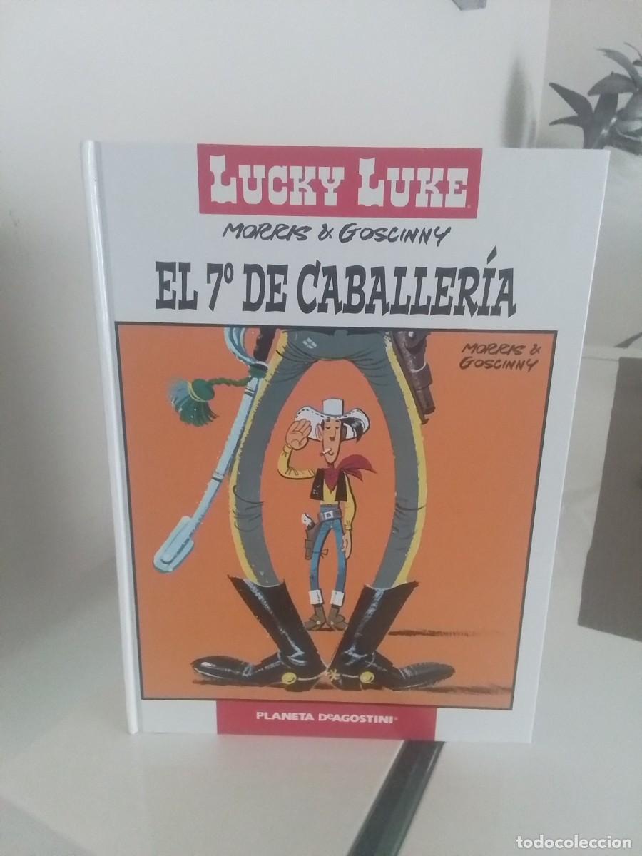 C&oacute;mics: El 7&deg; de caballer&iacute;a - Lucky Luke - Morris & Goscinny - Planeta de Agostini (tintin norma comic)