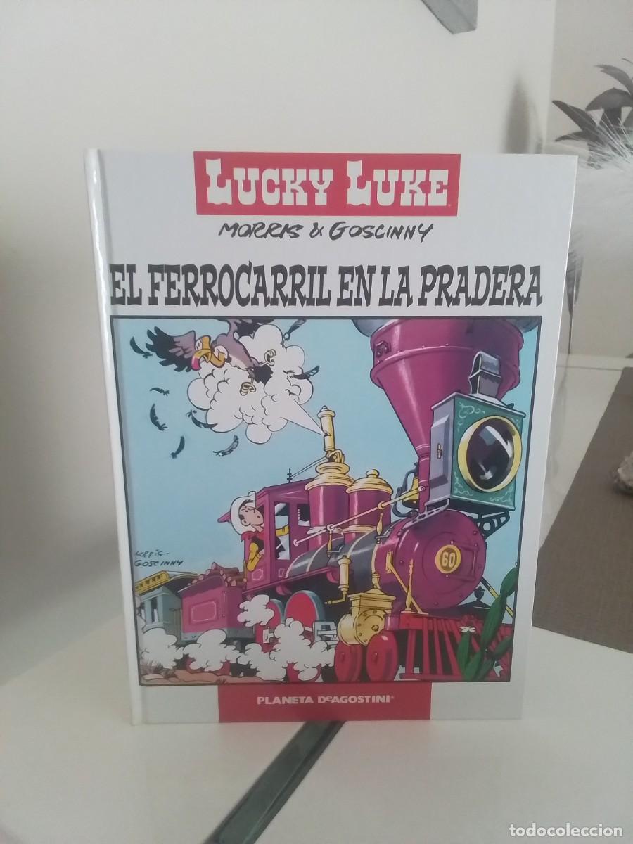 C&oacute;mics: El ferrocarril en la pradera. Lucky Luke. Morris & Goscinny - Planeta de Agostini (tintin comics)