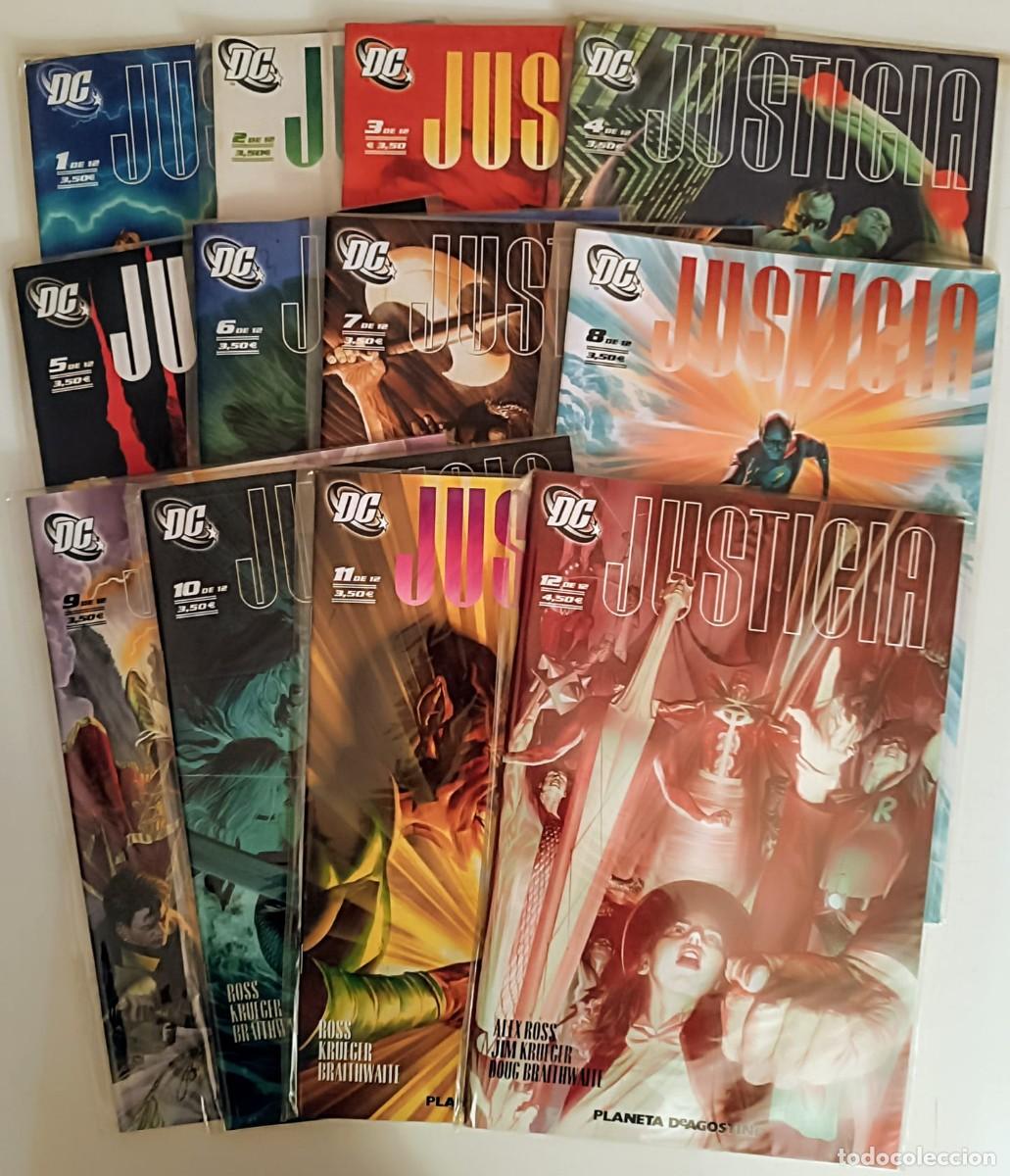 C&oacute;mics: Justicia (Colecci&oacute;n Completa 1-12) - Formato Grapa - Planeta DeAgostini - Mint/NM