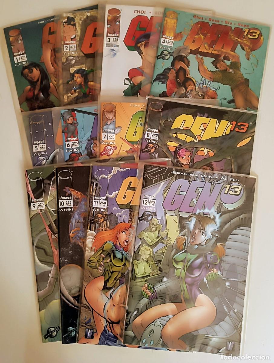 C&oacute;mics: Gen 13 (Lote 1-12) - Formato Grapa - Serie Regular Vol. 2 - World Comics - NM
