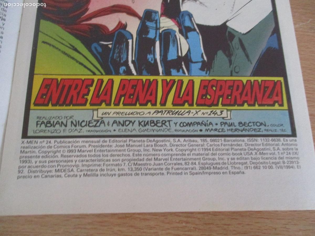 C&oacute;mics: MARVEL.X-MEN - N&ordm;. 24- FORUM.- -PLANETA - Foto 2