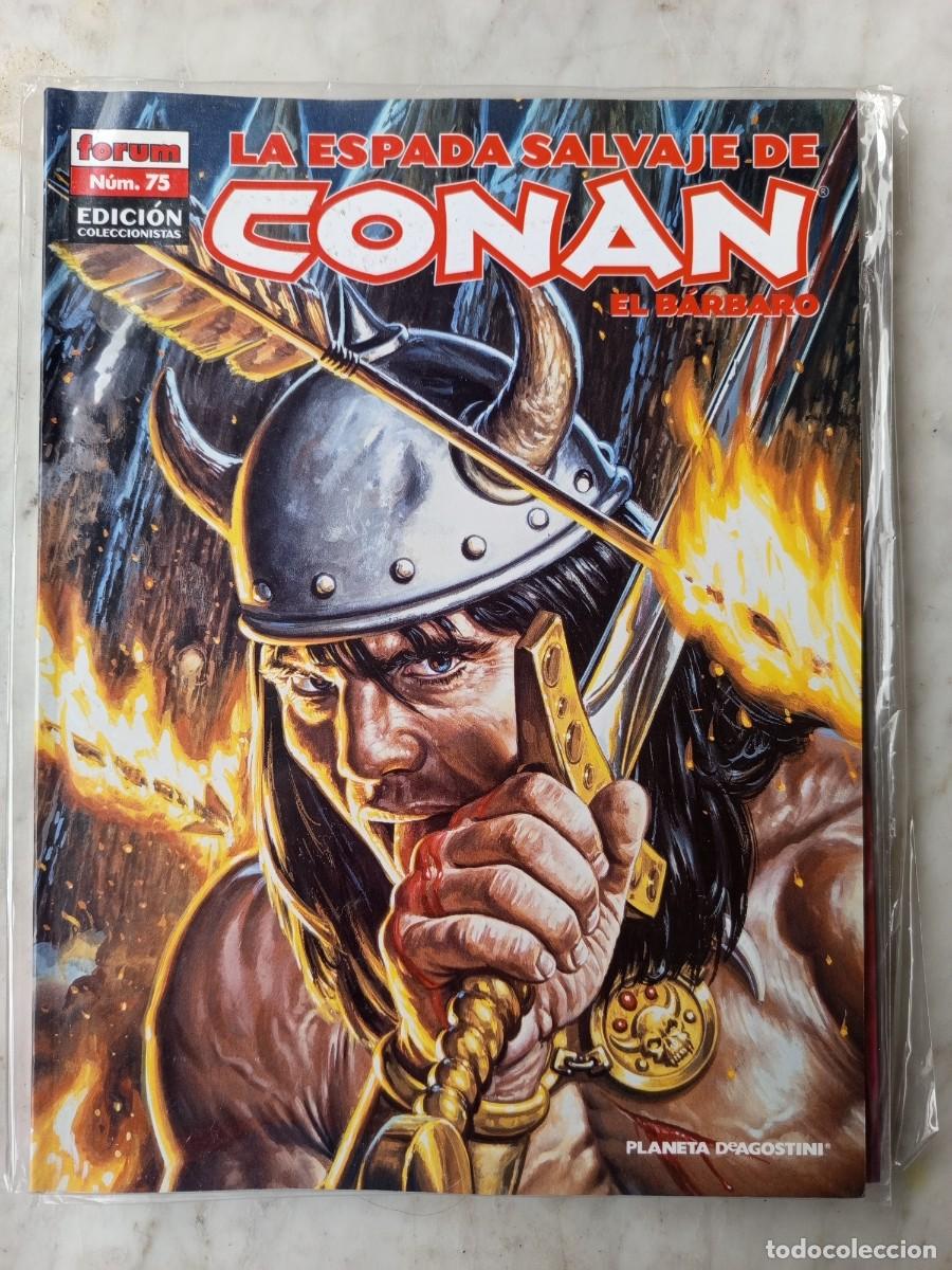 C&oacute;mics: LA ESPADA SALVAJE DE CONAN N&ordm; 75- EDICI&Oacute;N COLECCIONISTAS - &iexcl;NUEVO CON FUNDA!