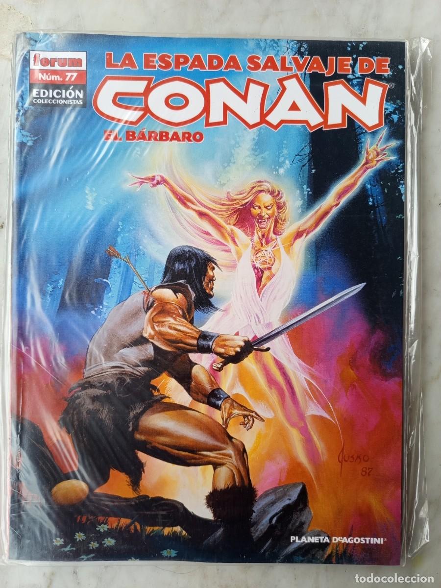 C&oacute;mics: LA ESPADA SALVAJE DE CONAN N&ordm; 77- EDICI&Oacute;N COLECCIONISTAS - &iexcl;NUEVO CON FUNDA!