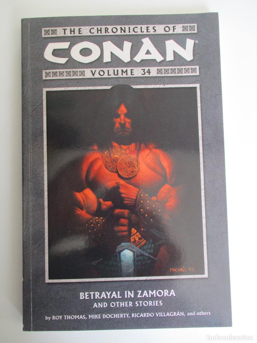 C&oacute;mics: C&oacute;mics de Las Cr&oacute;nicas de Conan Volumen 34 Traici&oacute;n Zamora Caballo Oscuro 1&ordf; Edici&oacute;n