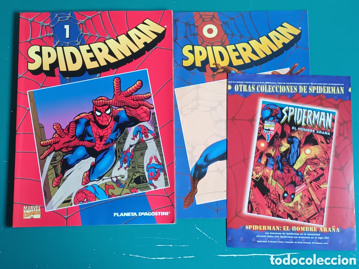C&oacute;mics: Coleccionable Spiderman n&ordm; 1 y n&ordm; 0 PLANETA DEAGOSTINI - MARVEL 2002