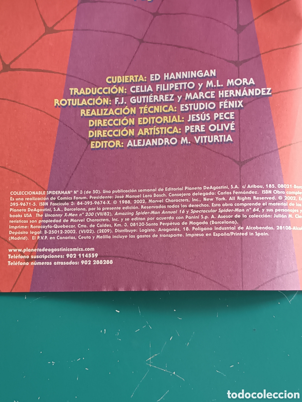 C&oacute;mics: Coleccionable Spiderman n&ordm; 3 PLANETA DEAGOSTINI - MARVEL 2002 - Foto 2