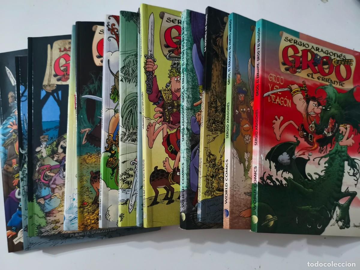 C&oacute;mics: Lote Sergio Aragones Planeta - Groo el errante 13 tomos + Boogeyman Magnor Fanboy y m&aacute;s