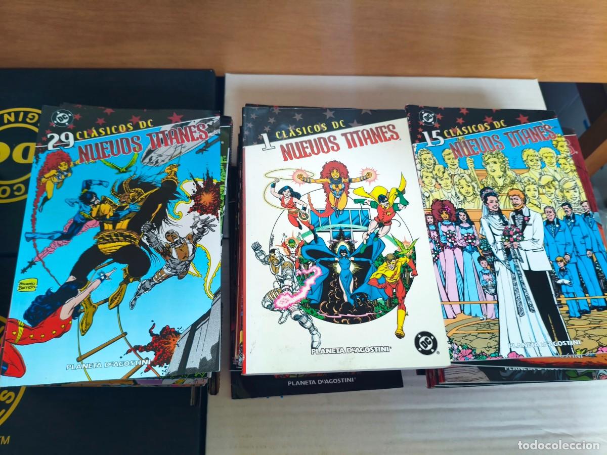 C&oacute;mics: cl&aacute;sicos dc: los nuevos titanes completa 40 tomos - george perez marv wolfman