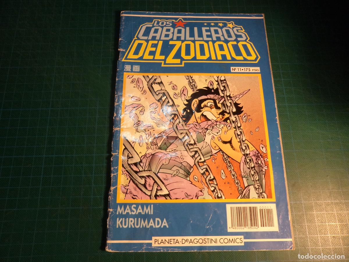 C&oacute;mics: Los caballeros del Zodiaco. N&ordm; 11. Planeta. Con se&ntilde;ales de uso. (Ref. 21-B).