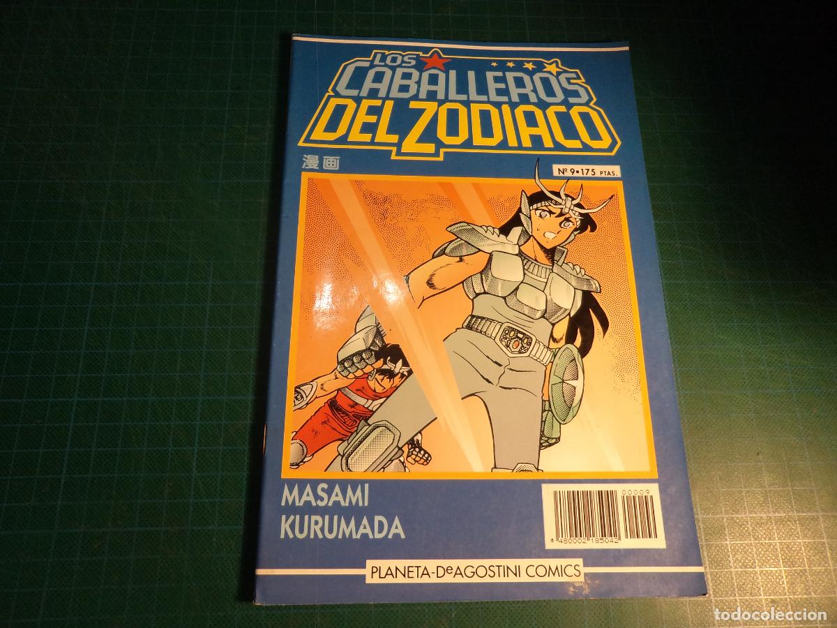 C&oacute;mics: Los caballeros del Zodiaco. N&ordm; 9. Planeta. Con se&ntilde;ales de uso. (Ref. 21-B).