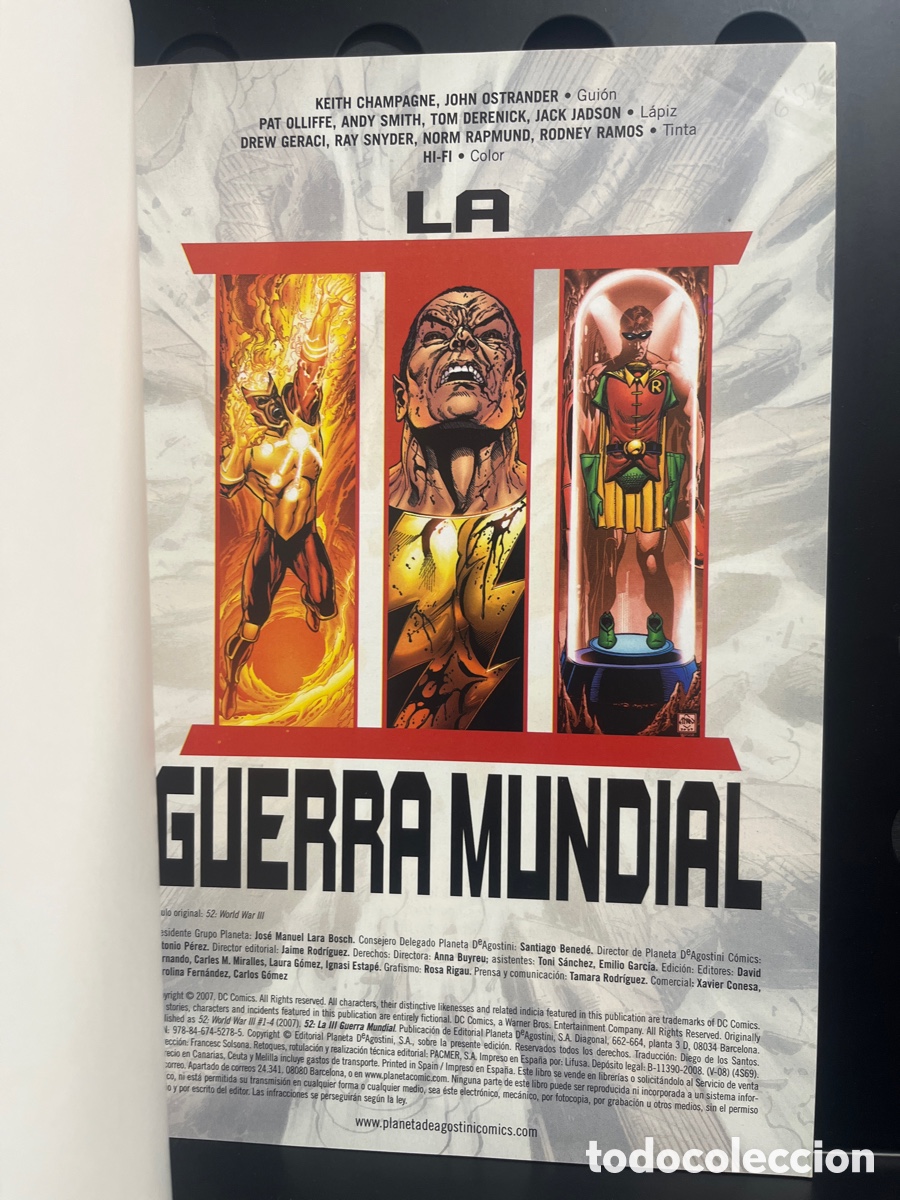 C&oacute;mics: 52 : LA III GUERRA MUNDIAL DC ( 2008 ) - Foto 3