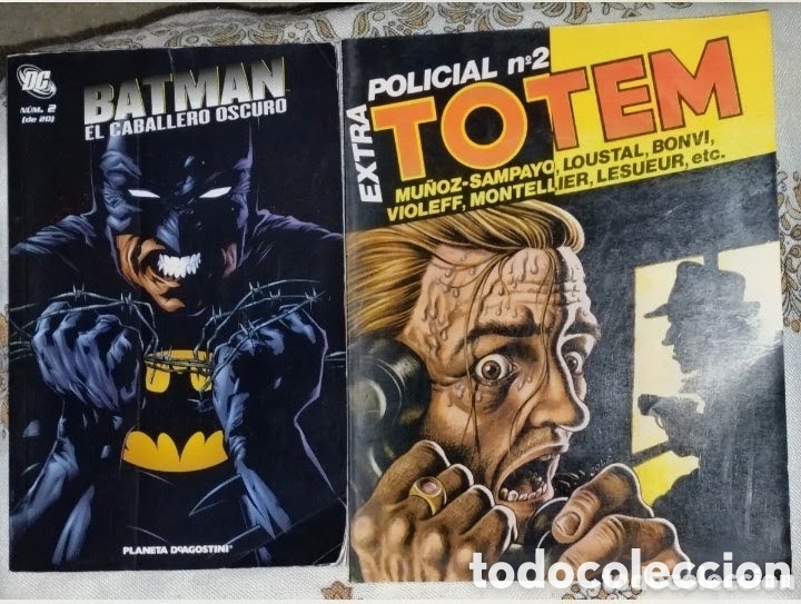 C&oacute;mics: antiguos c&oacute;mics: BATMAN el caballero negro + extra TOTEM ambos EN BUEN ESTADO (muy bien conservados)