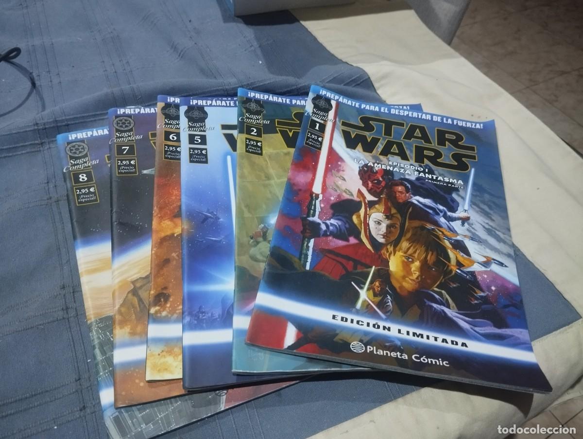 C&oacute;mics: SAGA STAR WARS EDICION LIMITADA NUMEROS 1,2,5,6,7 Y 8 PLANETA C&Oacute;MIC 2015 PERFECTO ESTADO