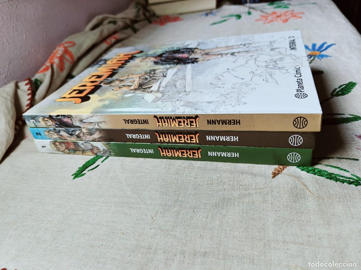 Comics : Jeremiah. Integral. Tomos 1, 2 y 3. Hermann. Planeta. Edici&oacute;n en tapa dura.