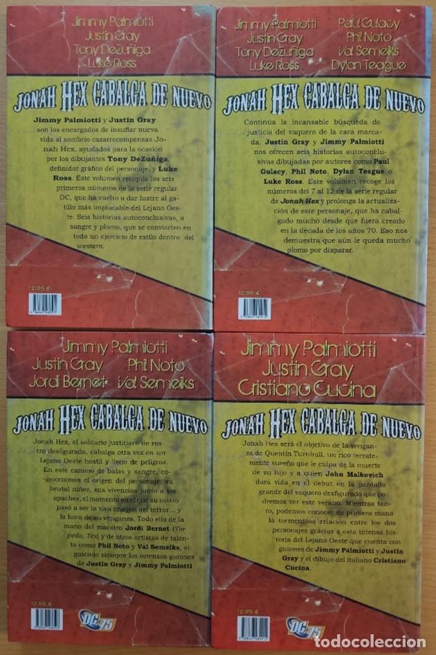C&oacute;mics: GENEROS DC JONAH HEX 1 A 4 (COMPLETA). PLANETA - Foto 2