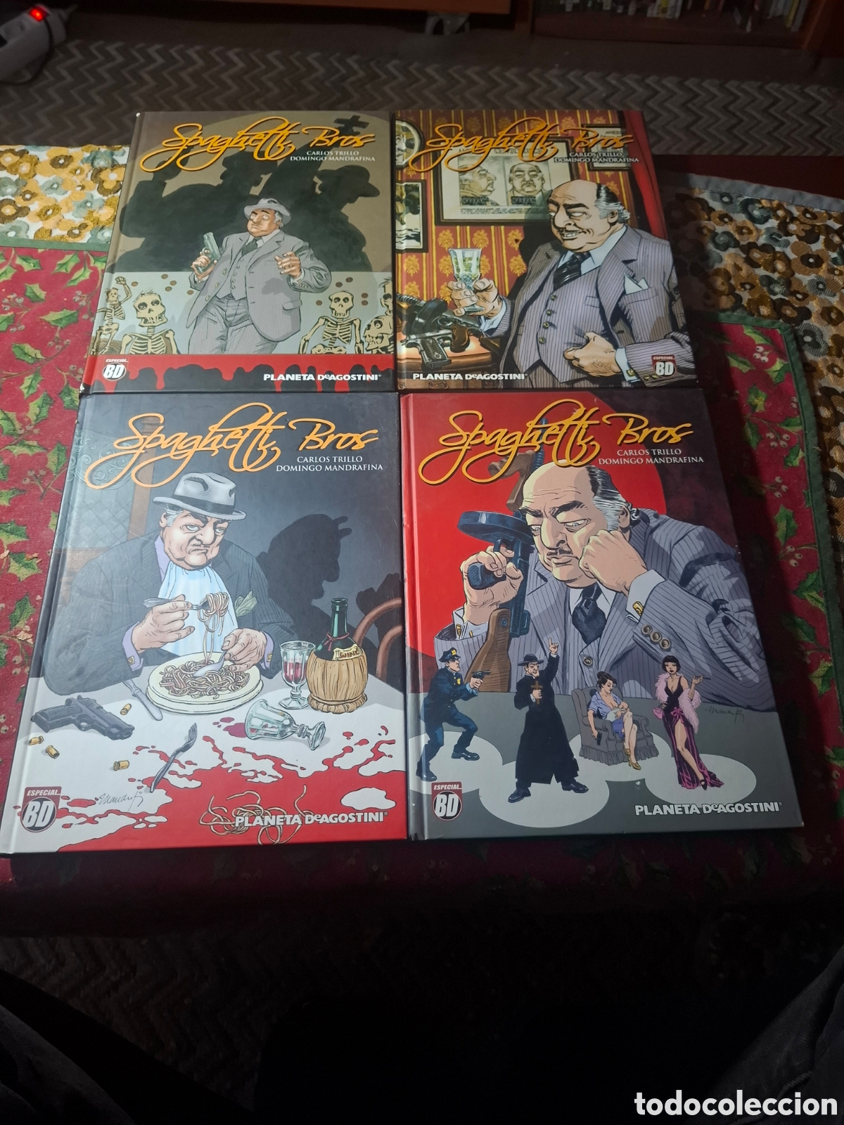 Comics: Spaghetti Bross Carlos Trillo Dom&iacute;ngo Mandafrina 4 tomos Planeta De Agostini