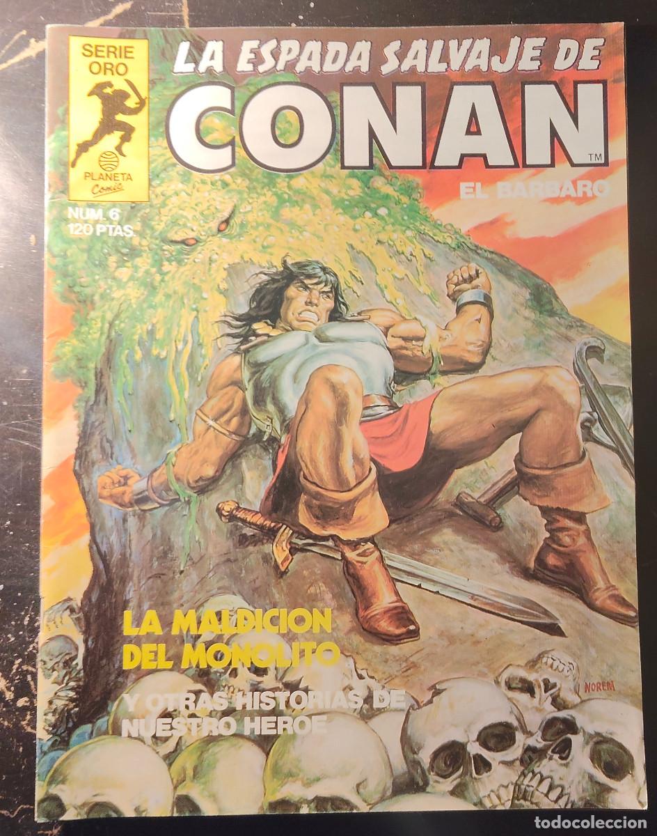 C&oacute;mics: C&Oacute;MIC * LA ESPADA SALVAJE DE CONAN EL B&Aacute;RBARO *. N&ordm; 6. ED. PLANETA. A&Ntilde;O 1982. 1&ordf; EDICI&Oacute;N.
